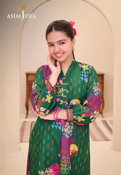 AJGL-10 PRINTED LAWN 2 PCS