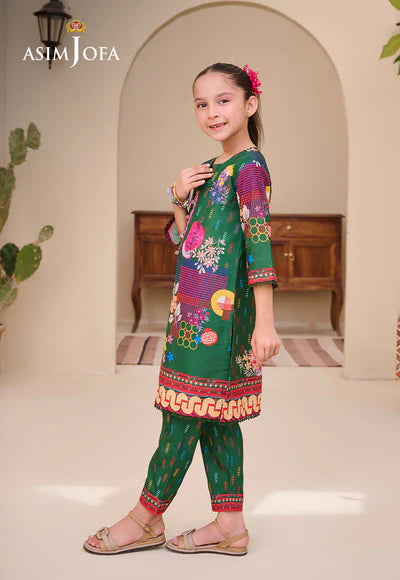 AJGL-10 PRINTED LAWN 2 PCS