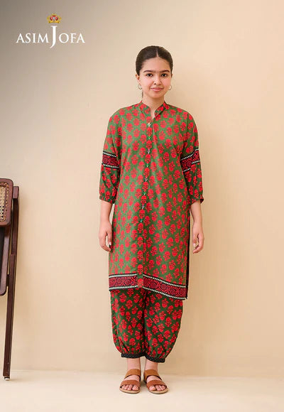 AJGL-12 PRINTED LAWN 2 PCS
