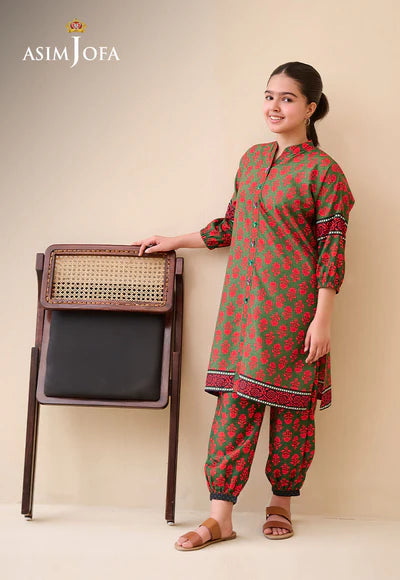 AJGL-12 PRINTED LAWN 2 PCS