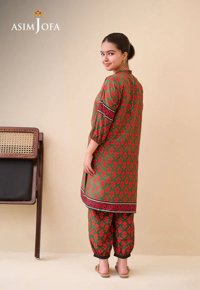 AJGL-12 PRINTED LAWN 2 PCS