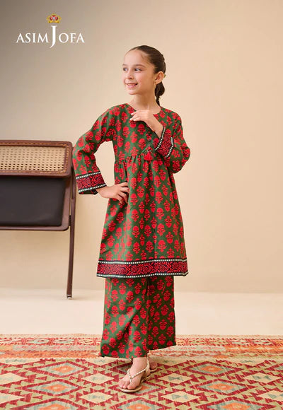 AJGL-12 PRINTED LAWN 2 PCS