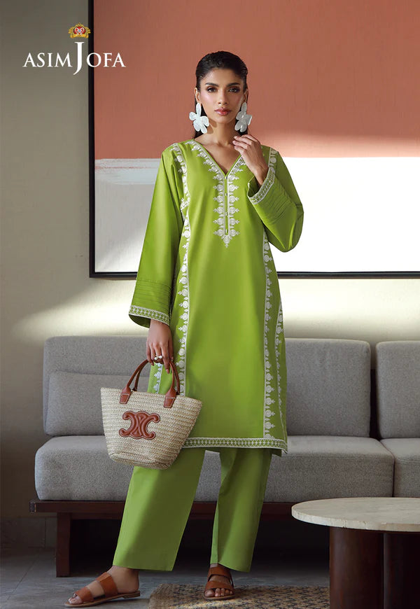 AJPB-129 EMBROIDERED CAMBRIC 2 PCS