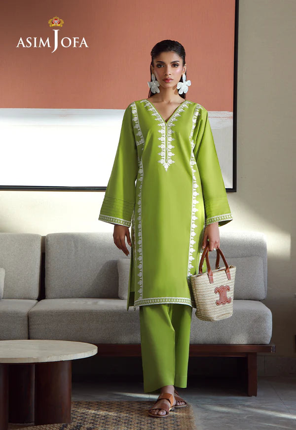 AJPB-129 EMBROIDERED CAMBRIC 2 PCS