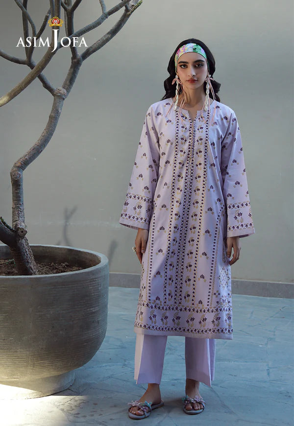 AJPB-132 PRINTED RIB LAWN 2 PCS