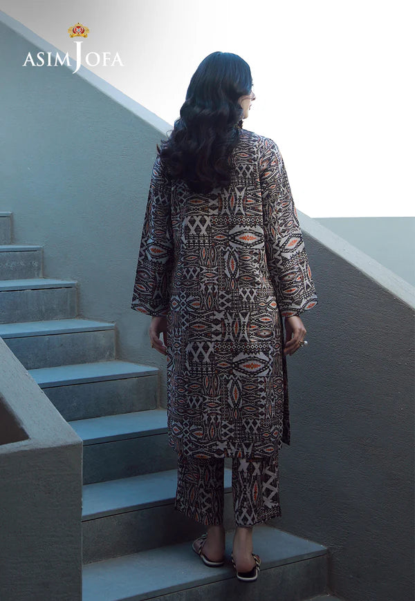 AJPB-143 PRINTED CHECK DOBBY 2 PCS