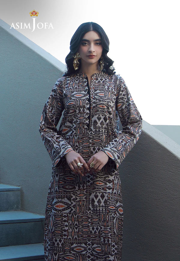 AJPB-143 PRINTED CHECK DOBBY 2 PCS