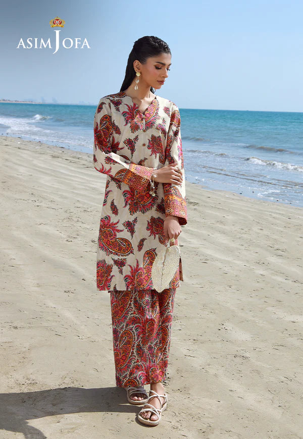 AJPB-144 PRINTED CHECK DOBBY 2 PCS