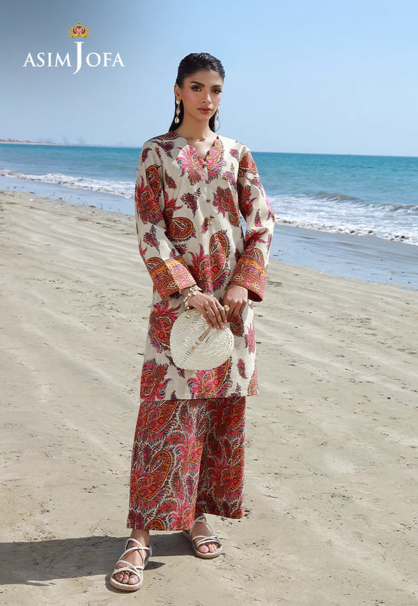 AJPB-144 PRINTED CHECK DOBBY 2 PCS