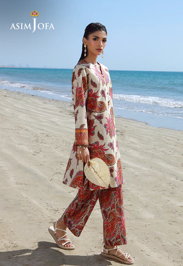 AJPB-144 PRINTED CHECK DOBBY 2 PCS