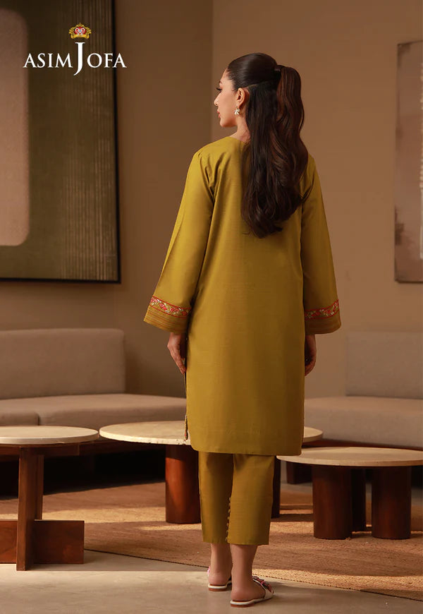 AJPB-146 EMBROIDERED SLUB RIB LAWN 2 PCS