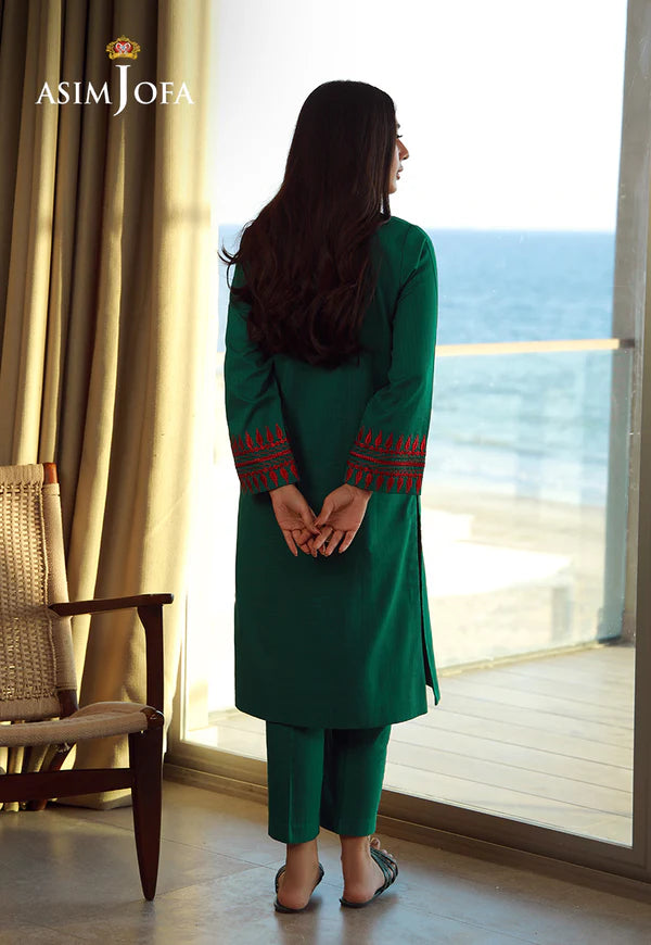 AJPB-150 EMBROIDERED LAWN CHECK 2 PCS