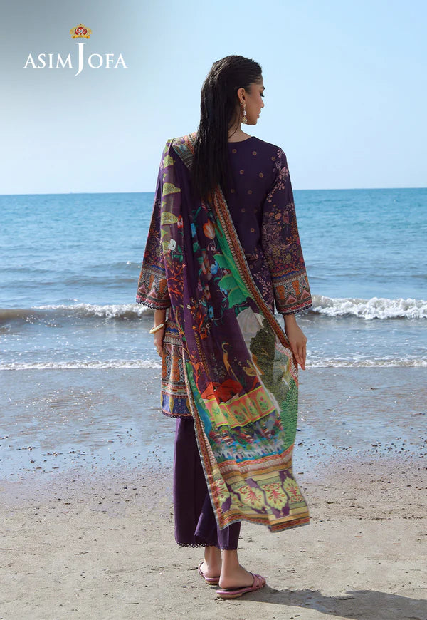 AJPB-156 PRINTED ARABIC LAWN 3 PCS