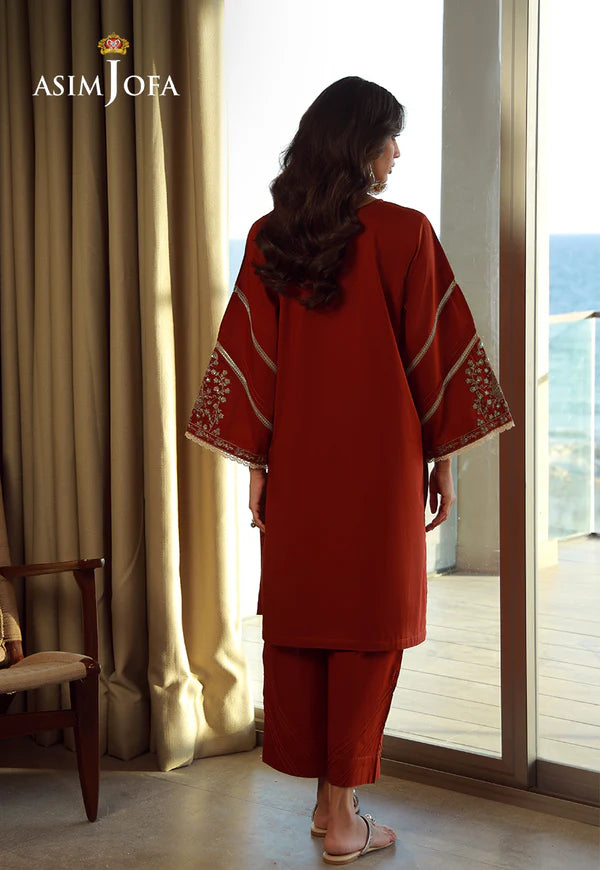 AJPB-163 EMBROIDERED JACQUARD 2 PCS