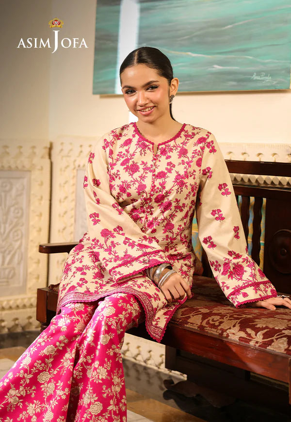 AJUBF-57 DIGITAL PRINTED LAWN 2 PCS