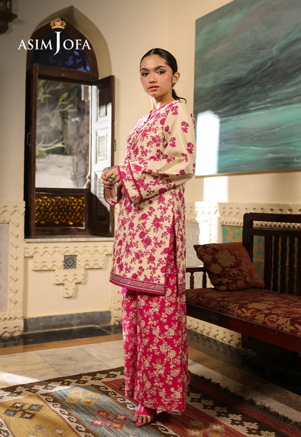 AJUBF-57 DIGITAL PRINTED LAWN 2 PCS