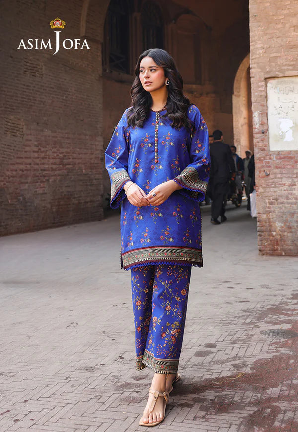 AJUBF-58 DIGITAL PRINTED LAWN 2 PCS