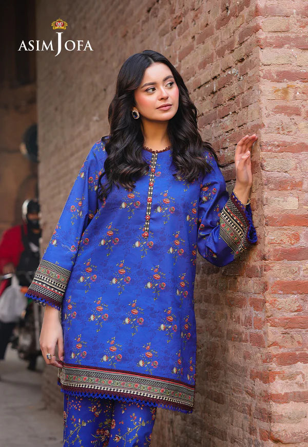 AJUBF-58 DIGITAL PRINTED LAWN 2 PCS