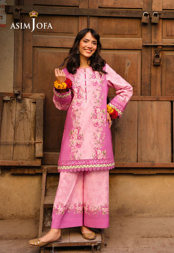 AJUBF-59 DIGITAL PRINTED LAWN 2 PCS