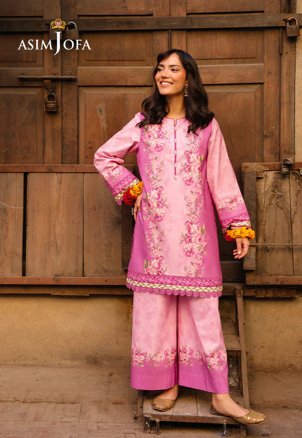 AJUBF-59 DIGITAL PRINTED LAWN 2 PCS