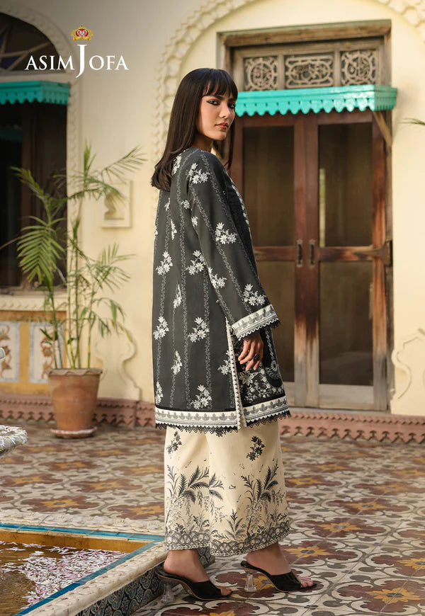 AJUBF-60 DIGITAL PRINTED LAWN 2 PCS
