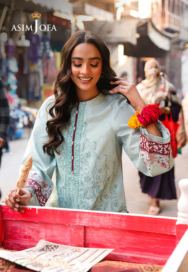 AJUBF-61 DIGITAL PRINTED LAWN 2 PCS