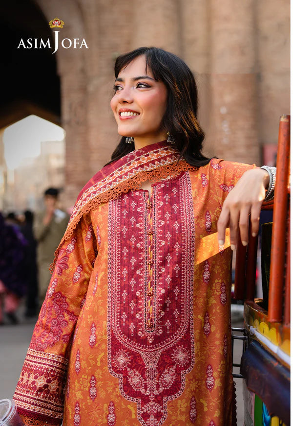 AJUBF-66 DIGITAL PRINTED LAWN 3 PCS