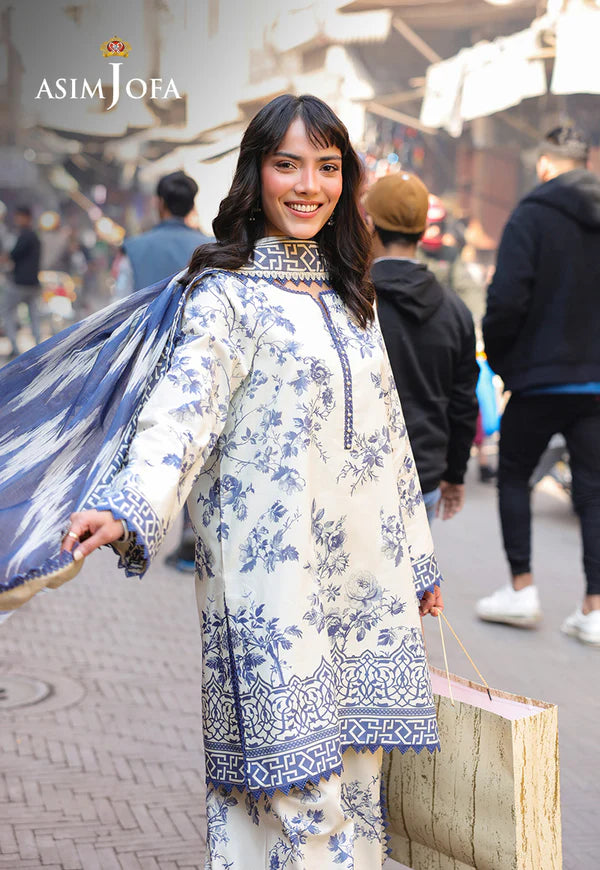 AJUBF-72 DIGITAL PRINTED LAWN 3 PCS