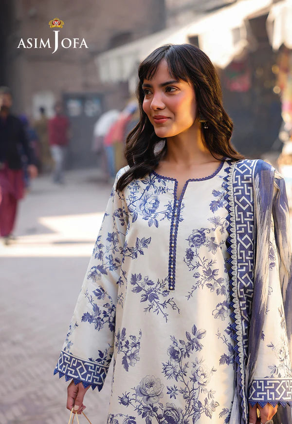 AJUBF-72 DIGITAL PRINTED LAWN 3 PCS