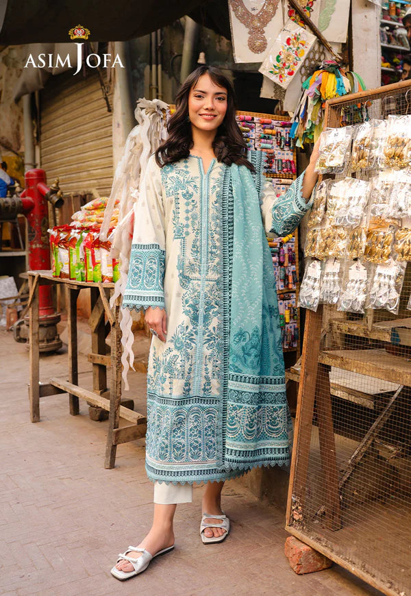 AJUBF-75 DIGITAL PRINTED LAWN 3 PCS