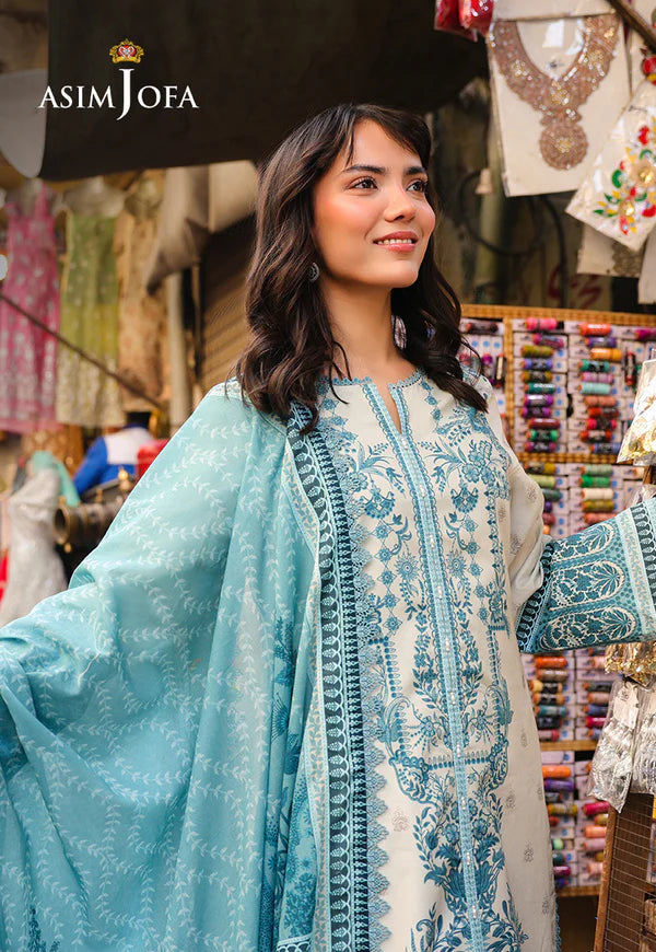 AJUBF-75 DIGITAL PRINTED LAWN 3 PCS