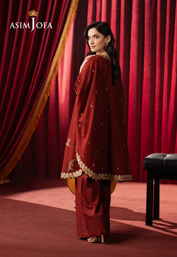 AJPF-12 EMBROIDERED SILK 3 PCS