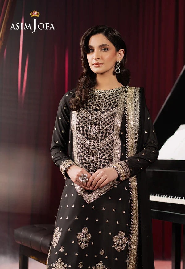 AJPF-01 EMBROIDERED SILK 3 PCS