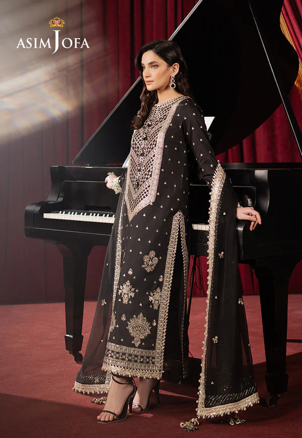 AJPF-01 EMBROIDERED SILK 3 PCS