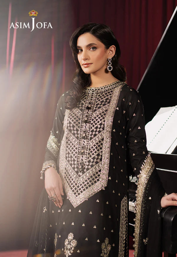 AJPF-01 EMBROIDERED SILK 3 PCS