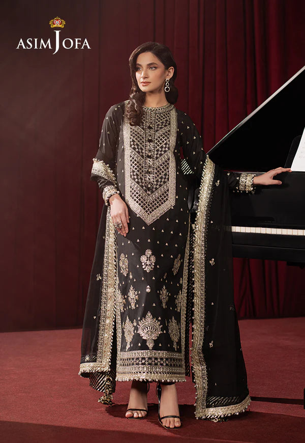 AJPF-01 EMBROIDERED SILK 3 PCS