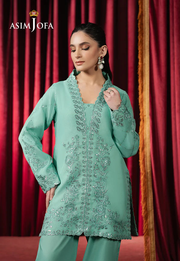 AJPF-11 EMBROIDERED ORGANZA 2 PCS