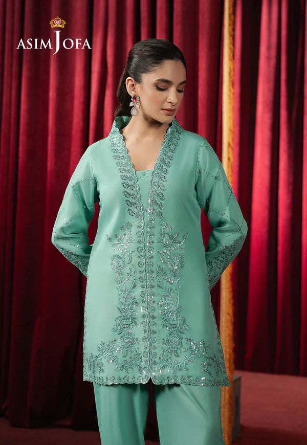 AJPF-11 EMBROIDERED ORGANZA 2 PCS