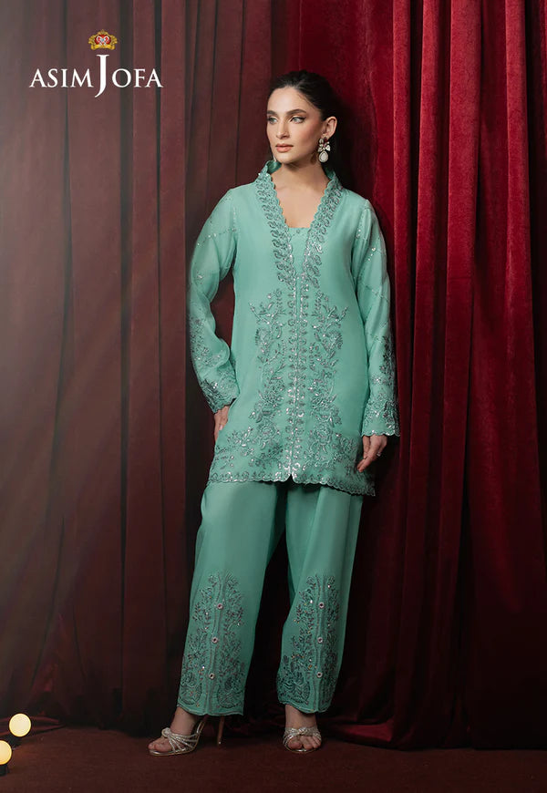 AJPF-11 EMBROIDERED ORGANZA 2 PCS