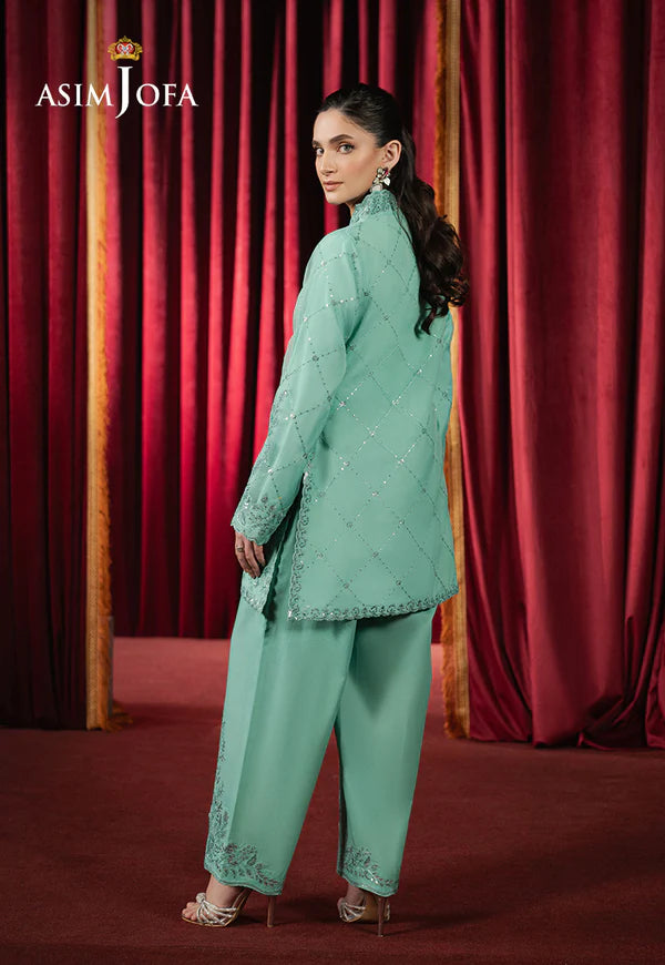 AJPF-11 EMBROIDERED ORGANZA 2 PCS