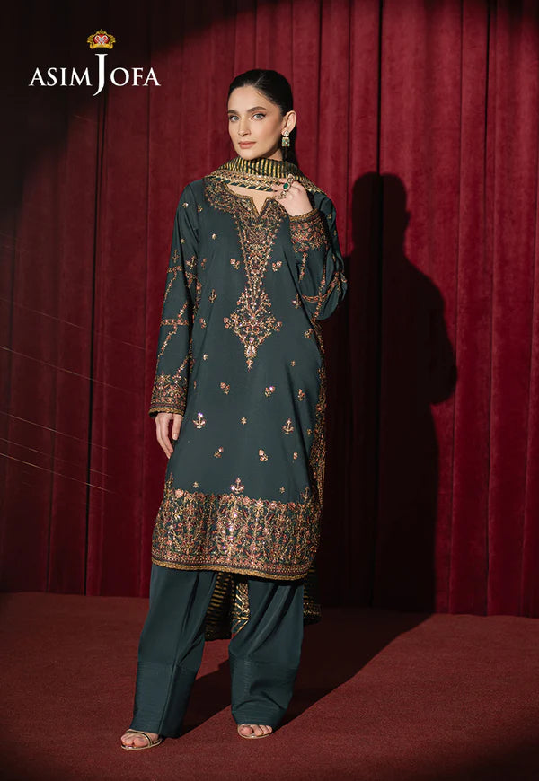 AJPF-05 EMBROIDERED SILK 3 PCS