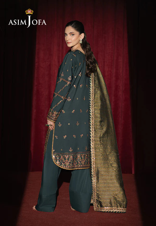 AJPF-05 EMBROIDERED SILK 3 PCS