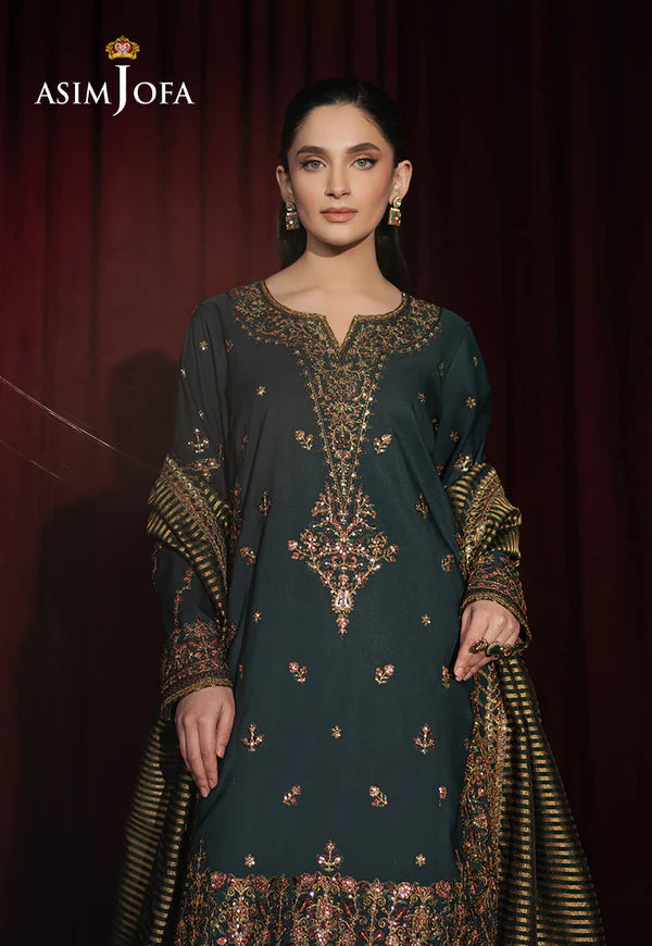 AJPF-05 EMBROIDERED SILK 3 PCS