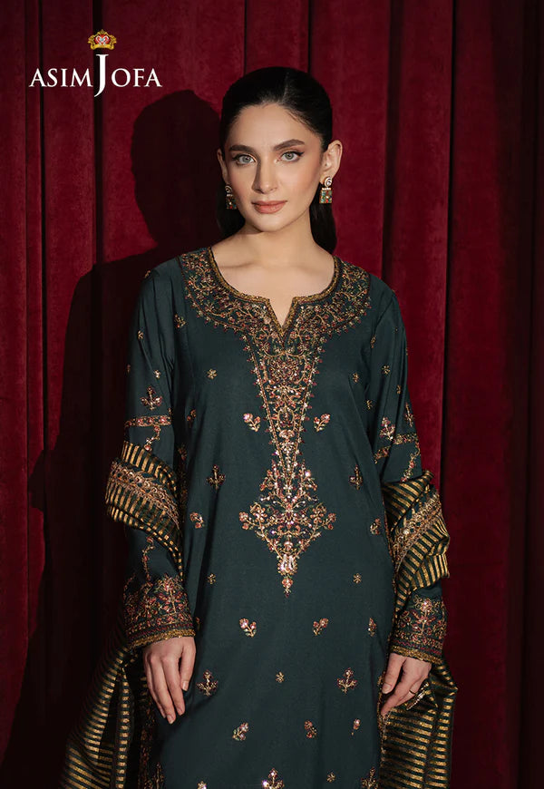 AJPF-05 EMBROIDERED SILK 3 PCS