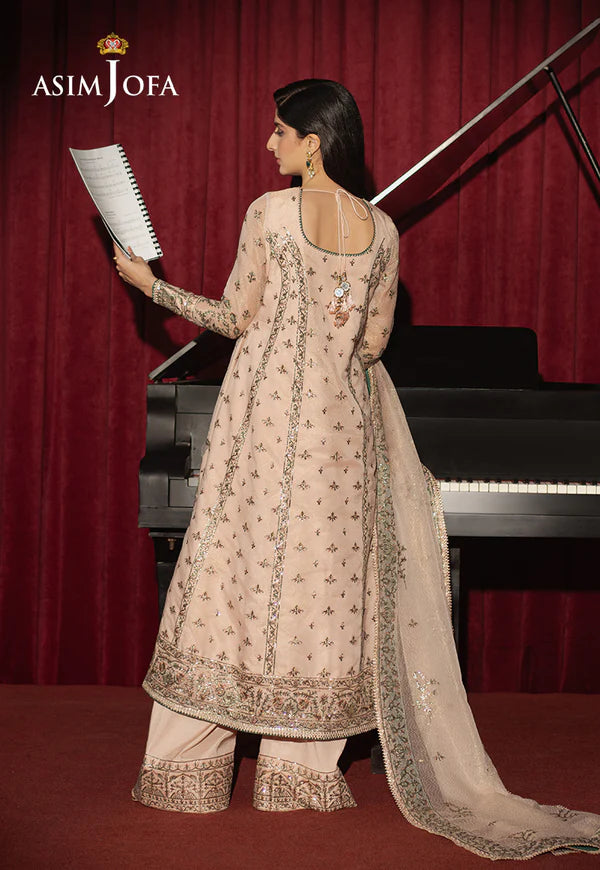 AJPF-33 EMBROIDERED ZARI NET AYUDHIA 3 PCS