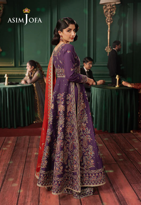 AJPF-23 EMBROIDERED LAWN SILK 3 PCS