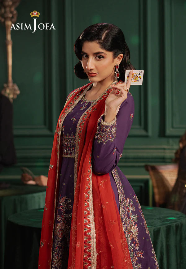 AJPF-23 EMBROIDERED LAWN SILK 3 PCS