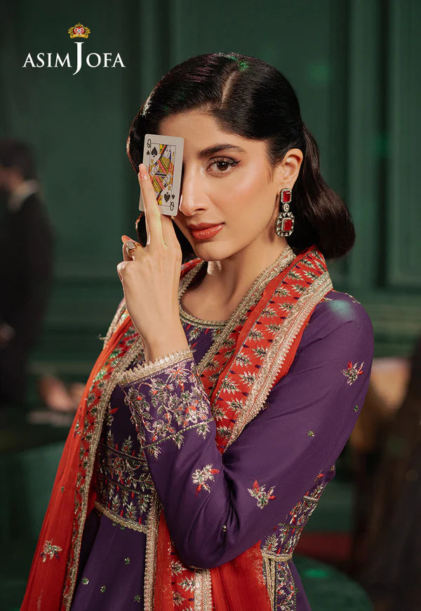 AJPF-23 EMBROIDERED LAWN SILK 3 PCS