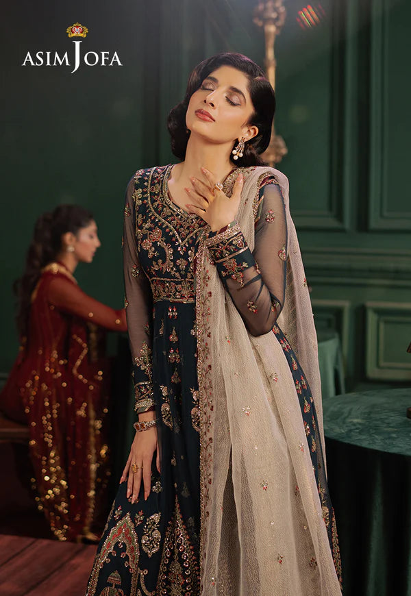 AJPF-39 EMBROIDERED CHIFFON 2 PCS