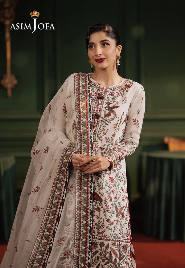 AJPF-30 EMBROIDERED COTTON NET 3 PCS